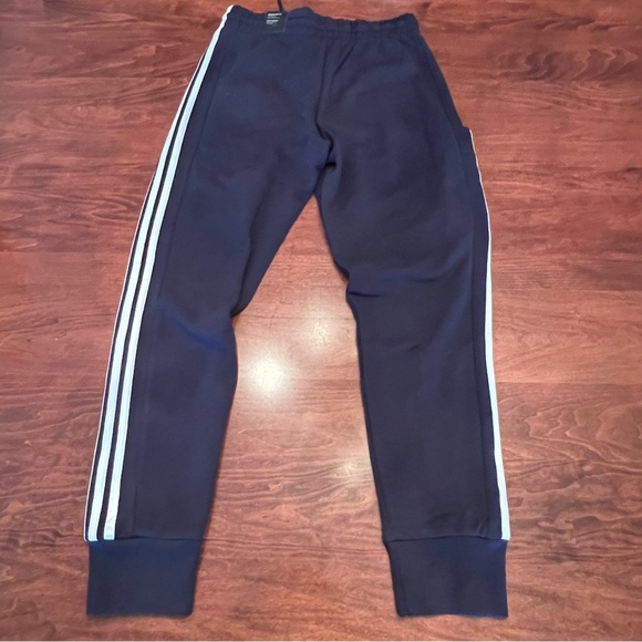 Adidas, NWT Men’s Multisport Joggers, Dark Blue, White 3 stripes & Logo, Size S - Picture 13 of 13